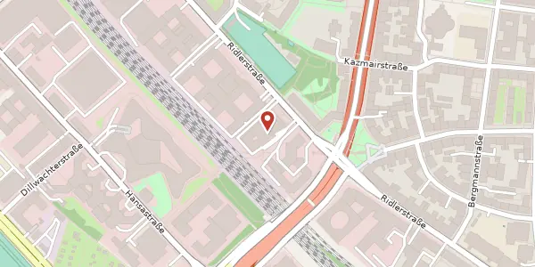Karte der Umgebung von Ridlerstr. 55, 80339 München