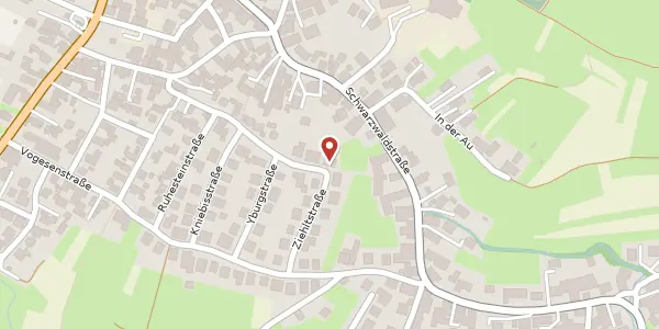 Karte der Umgebung von Ziehltstraße 21, 77855 Achern