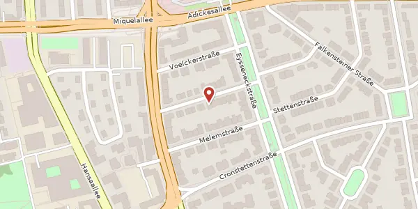 Karte der Umgebung von Neuhaußstr. 11, 60322 Frankfurt