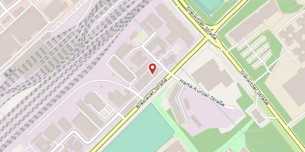 Karte der Umgebung von Kreuzburgerstraße 1, 90471 Nürnberg