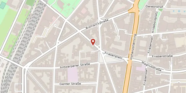 Karte der Umgebung von Venloer Str. 5-7, 50672 Köln