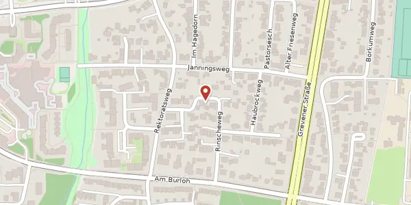 Karte der Umgebung von Rinscheweg 21, 48159 Münster
