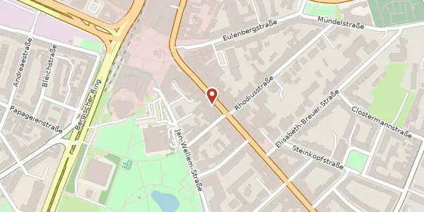 Karte der Umgebung von Frankfurter Str. 30, 51065 Köln
