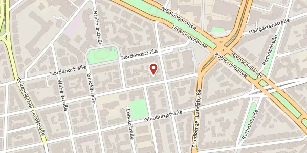 Karte der Umgebung von Schwarzburgstr. 20, 60318 Frankfurt