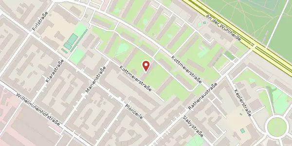 Karte der Umgebung von Kottmeierstraße 46, 12459 Berlin