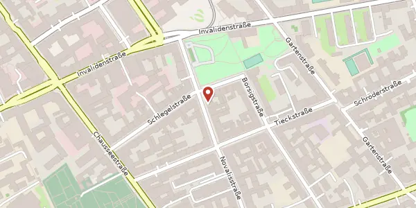 Karte der Umgebung von Eichendorffstraße 5, 10115 Berlin