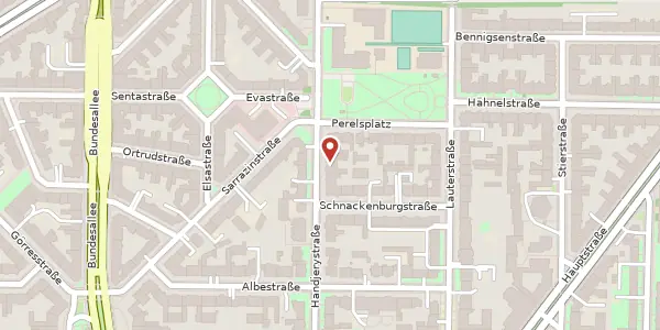 Karte der Umgebung von Handjerystraße 93, 12159 Berlin