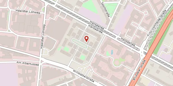 Karte der Umgebung von Heinrich-Heine-Gärten 9, 40549 Düsseldorf