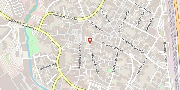 Karte der Umgebung von Pfleghofstraße 3, 72555 Metzingen