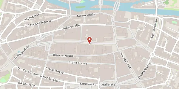 Karte der Umgebung von Karolinenstraße 23, 90402 Nürnberg