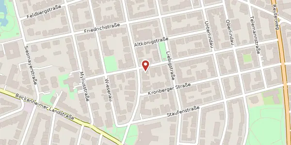 Karte der Umgebung von Eppsteiner Str. 47, 60323 Frankfurt