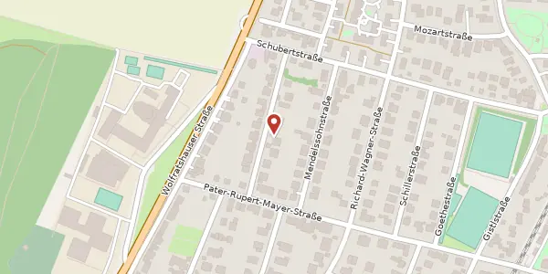 Karte der Umgebung von Theodor-Körner-Str. 10 a, 82049 Pullach