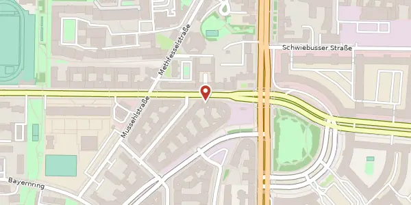 Karte der Umgebung von Dudenstraße 11, 10965 Berlin