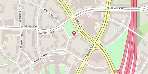 Karte der Umgebung von Camillo-Sitte-Platz 5, 45136 Essen