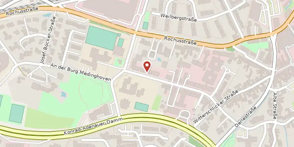 Karte der Umgebung von Heilsbachstr. 32, 53123 Bonn