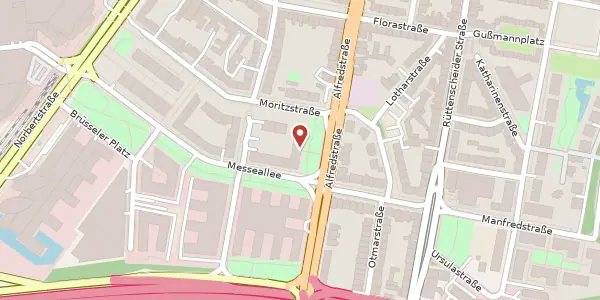 Karte der Umgebung von Alfredstr. 220, 45131 Essen