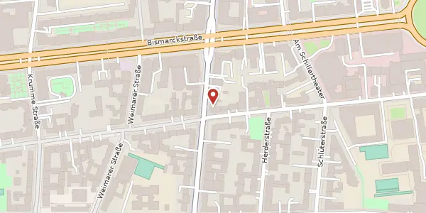 Karte der Umgebung von Leibnizstraße 17, 10625 Berlin