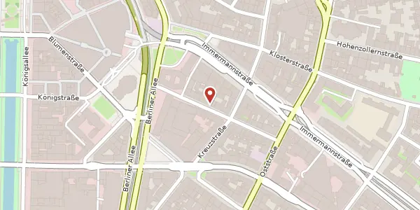 Karte der Umgebung von Marienstr. 20, 40212 Düsseldorf