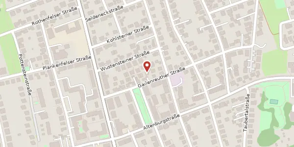 Karte der Umgebung von Gailenreuther Str. 3 f, 81243 München