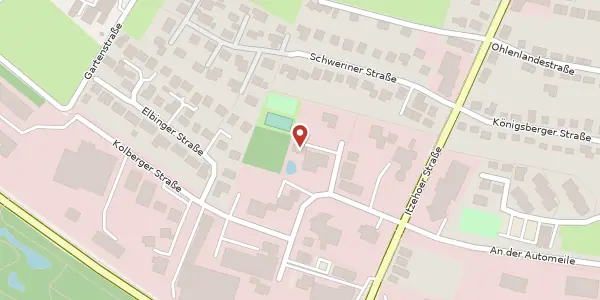 Karte der Umgebung von Belgarder Straße 1, 24589 Nortorf