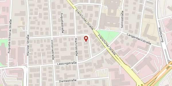 Karte der Umgebung von Lortzingstr. 3, 65189 Wiesbaden