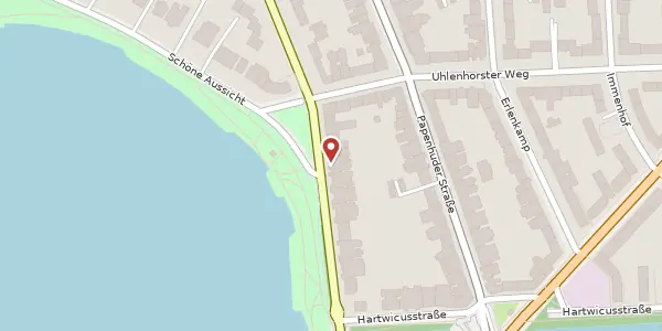 Karte der Umgebung von Schwanenwik 35, 22087 Hamburg