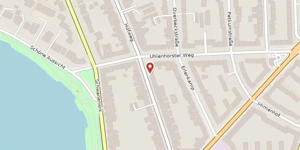 Karte der Umgebung von Papenhuder Straße 56, 22087 Hamburg
