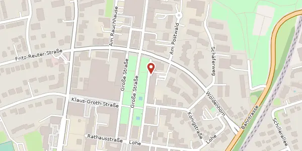 Karte der Umgebung von Große Straße 15 a, 22926 Ahrensburg