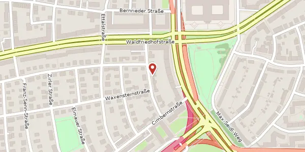 Karte der Umgebung von Höllentalstr. 7, 81377 München