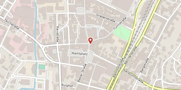 Karte der Umgebung von Basler Straße 174, 79539 Lörrach