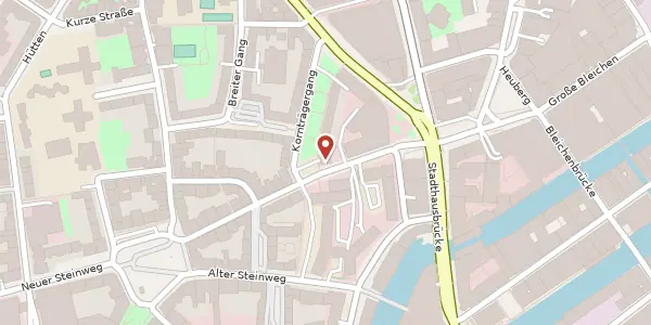 Karte der Umgebung von Wexstraße 16, 20355 Hamburg