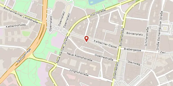 Karte der Umgebung von Große Bockenheimer Str. 33-35, 60313 Frankfurt