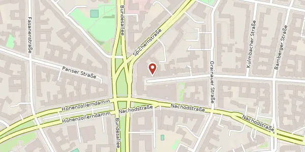 Karte der Umgebung von Regensburger Straße 16, 10777 Berlin