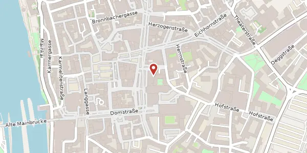 Karte der Umgebung von Kürschnerhof 4, 97070 Würzburg