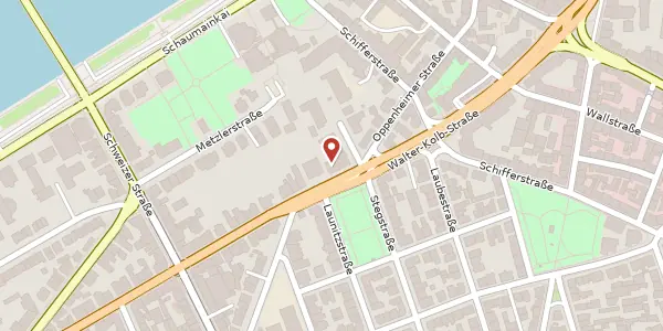 Karte der Umgebung von Gartenstr. 4, 60594 Frankfurt