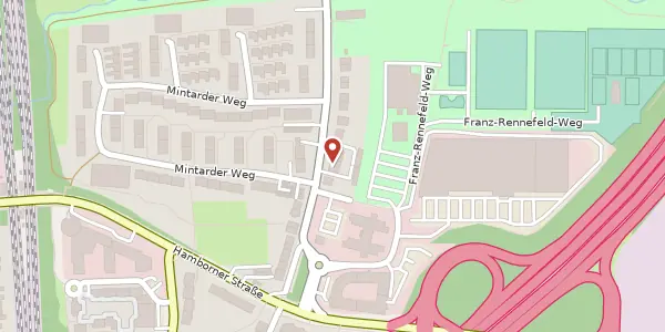 Karte der Umgebung von Lichtenbroicher Weg 66, 40472 Düsseldorf