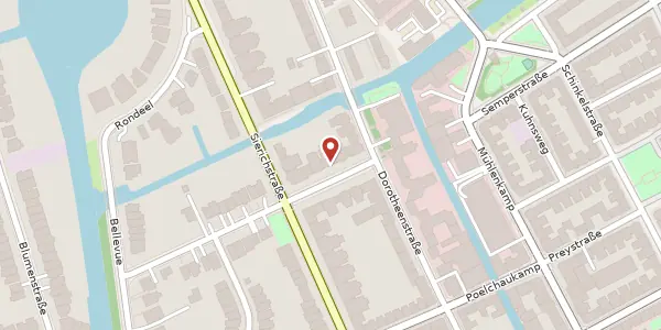 Karte der Umgebung von Andreasstr. 31, 22301 Hamburg