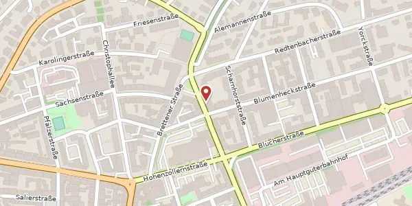 Karte der Umgebung von Anshelmstraße 28, 75177 Pforzheim