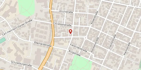 Karte der Umgebung von Ziegelstraße 43, 73033 Göppingen