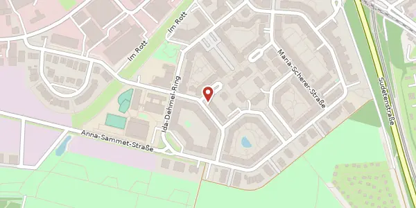 Karte der Umgebung von Therese-Blase-Straße 11, 68309 Mannheim