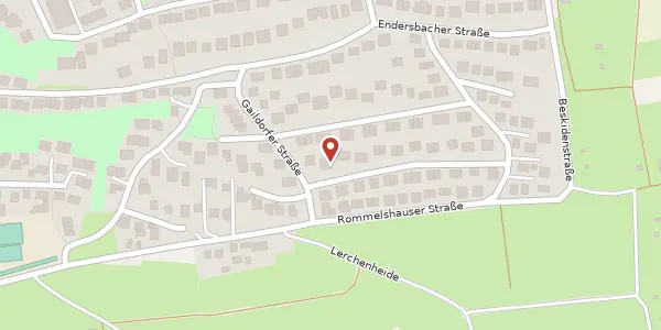 Karte der Umgebung von Ottendorfer Straße 3, 70374 Stuttgart