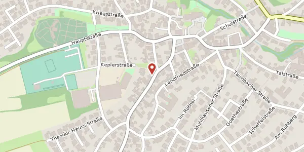 Karte der Umgebung von Rauenberger Str. 18, 69234 Dielheim