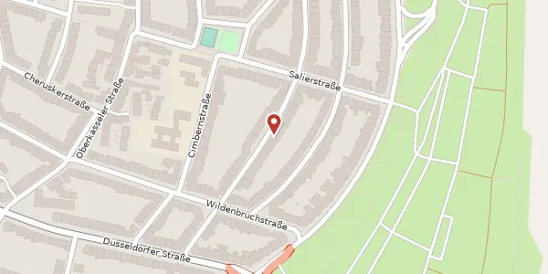 Karte der Umgebung von Markgrafenstr. 39, 40545 Düsseldorf