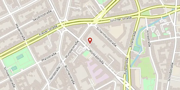 Karte der Umgebung von Moltkestr. 8, 40477 Düsseldorf