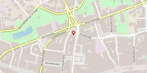 Karte der Umgebung von Große Eschersheimer Str. 43, 60313 Frankfurt