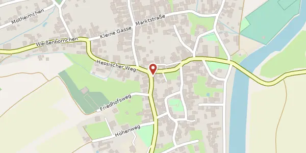 Karte der Umgebung von Straße der Deutschen Einheit 12, 99830 Treffurt ST Großburschla