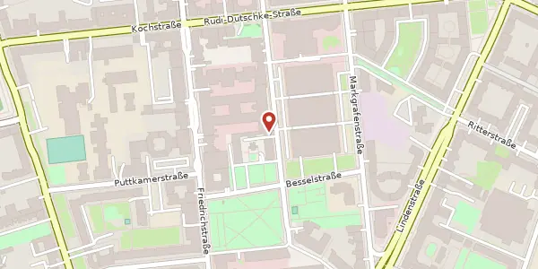 Karte der Umgebung von Charlottenstraße 95, 10969 Berlin