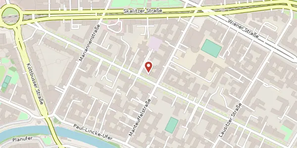 Karte der Umgebung von Reichenberger Straße 153, 10999 Berlin