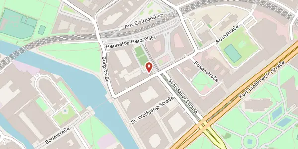 Karte der Umgebung von Anna-Louisa-Karsch-Straße 9, 10178 Berlin