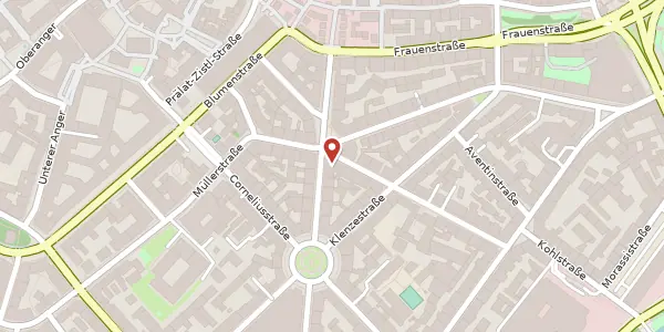 Karte der Umgebung von Buttermelcherstr. 2, 80469 München